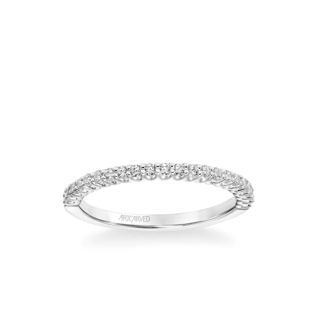 Art Carved Mellisa Classic Diamond Wedding Band