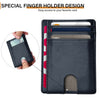 Credit Card Holder for Men Slim Smart RFID Leather Card Case Blue