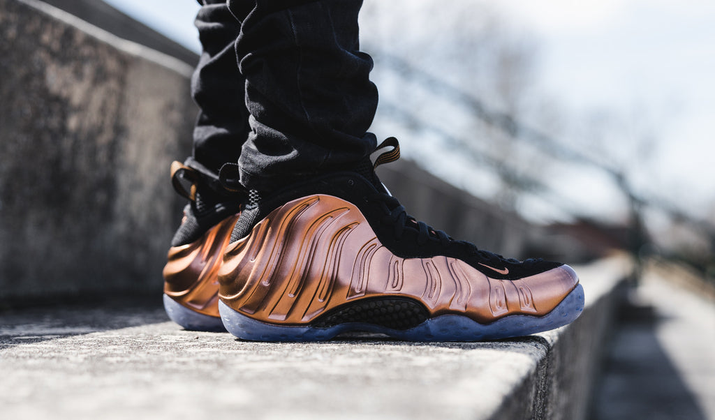 copper foamposite on feet