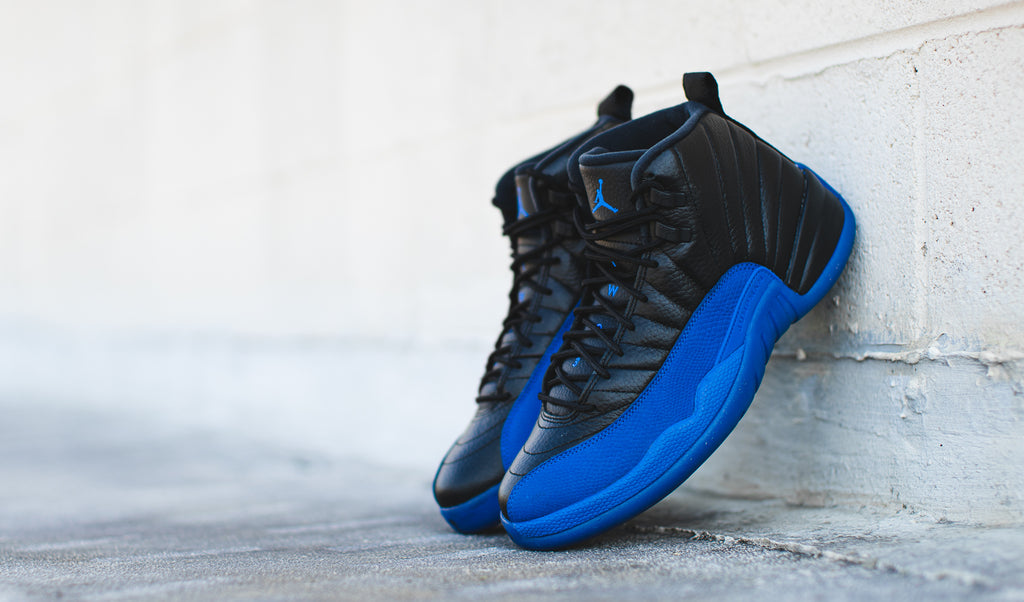 blue game jordan 12