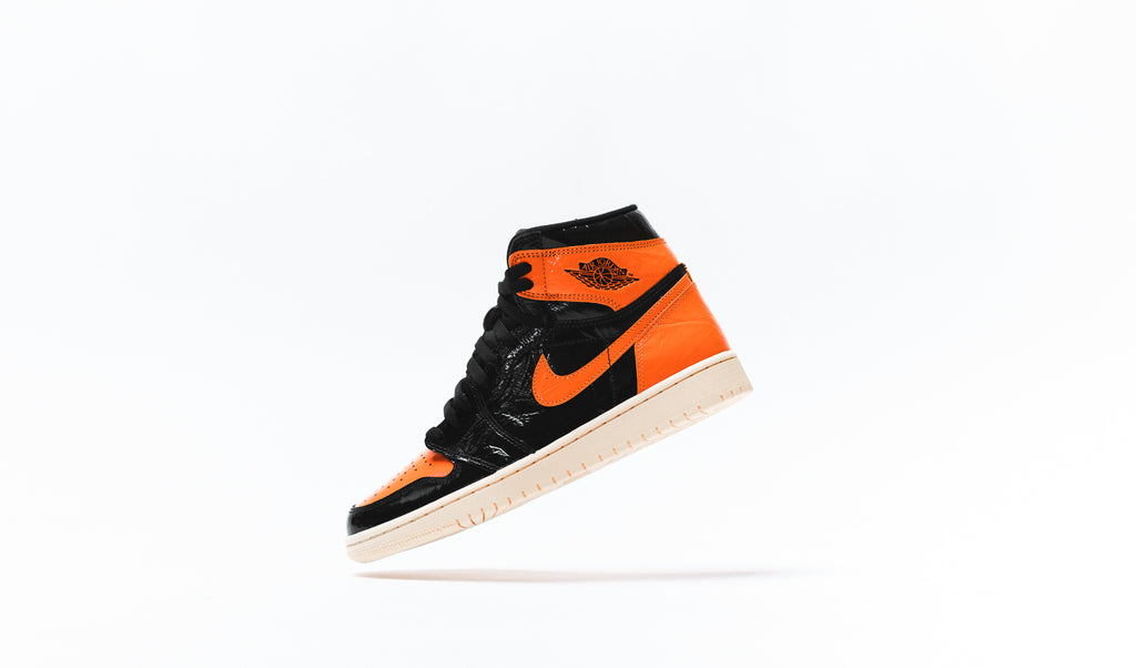 orange and black shattered ones