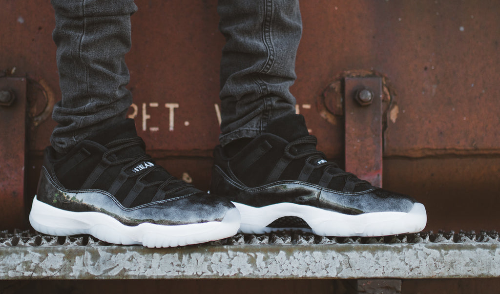 jordan 11 low cut black