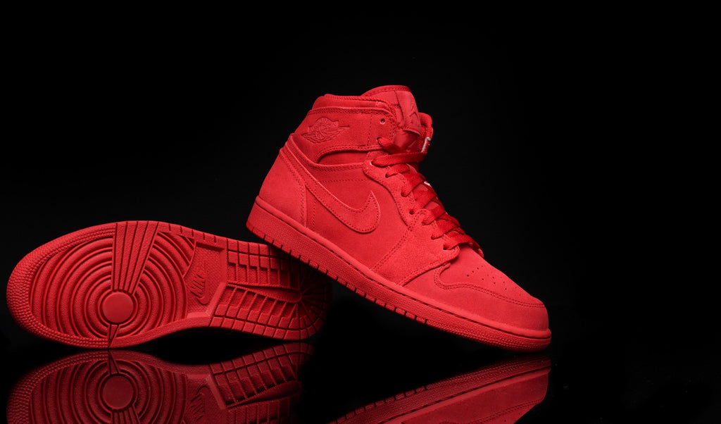 jordan 1 all red suede