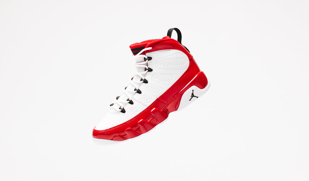 jordan 9 red white and blue