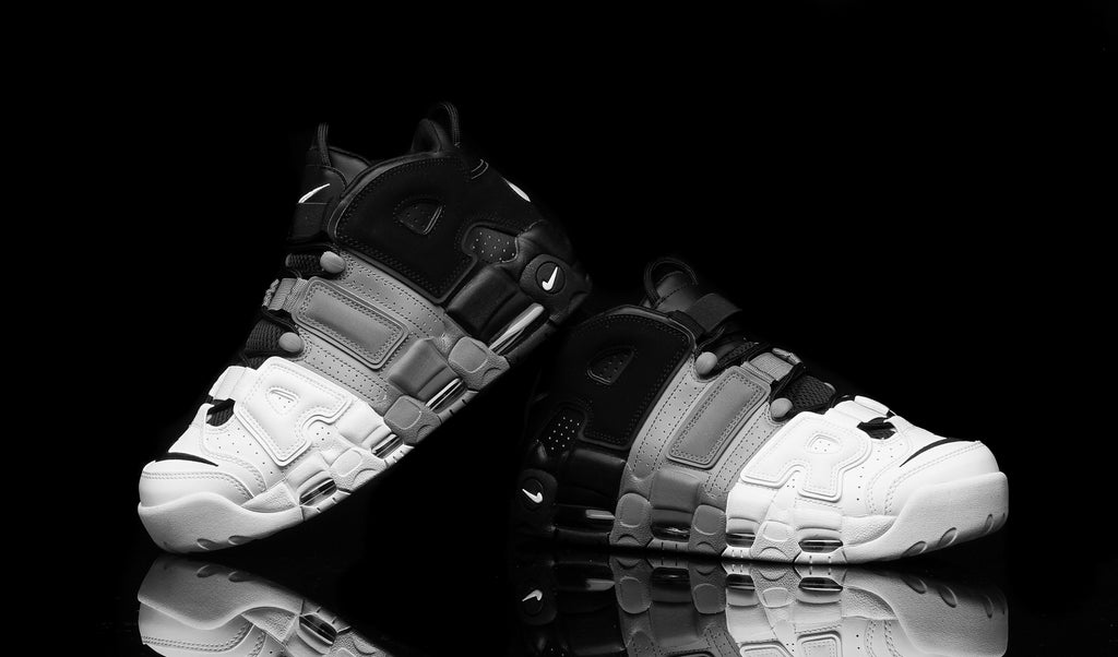 Nike Air More Uptempo Tri-Color Black Grey White Release Date