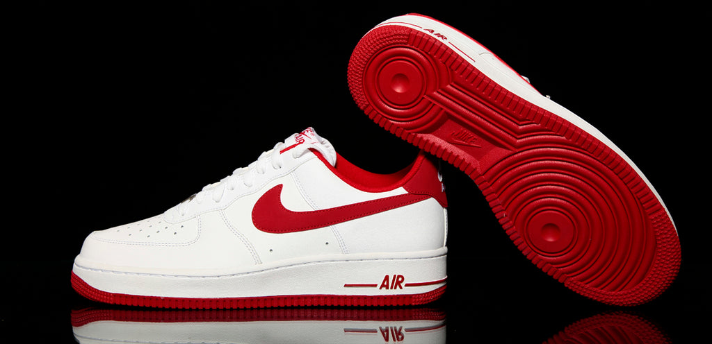 NIKE FORCE 1 WHITE GYM RED | City Blue