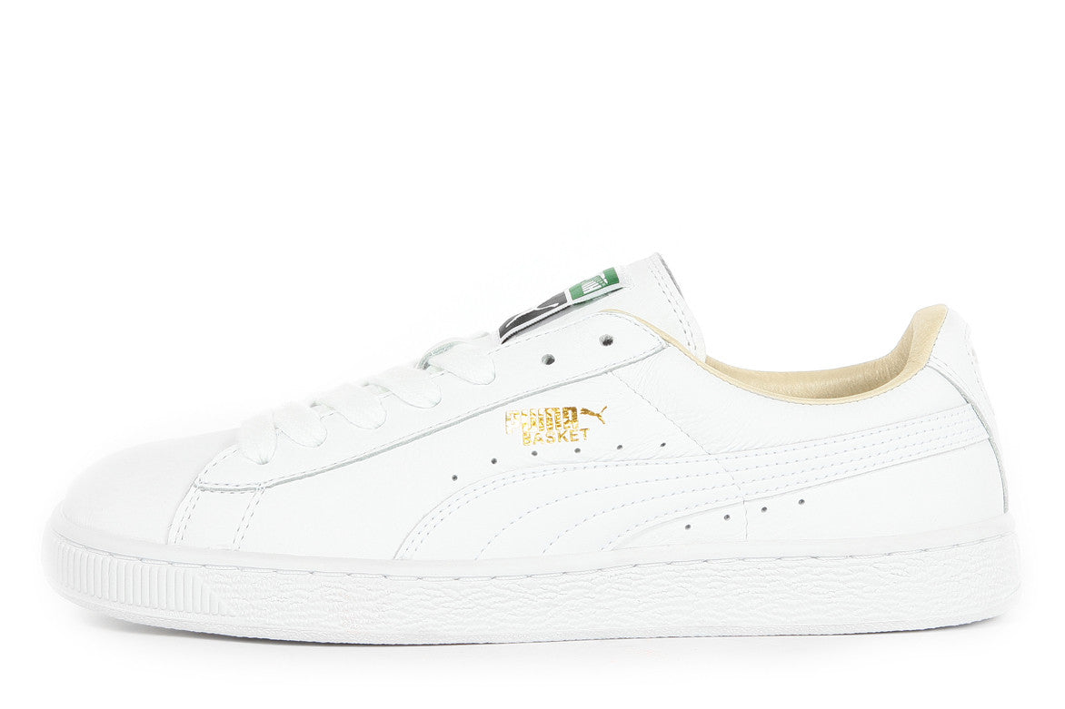 puma suede white leather