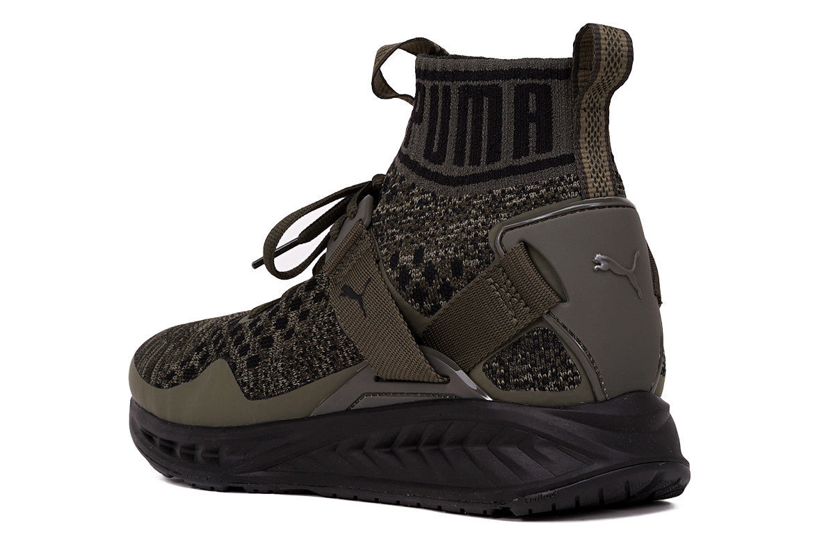 puma ignite evoknit burnt olive