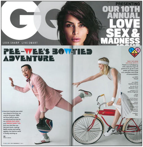 Pee-wee Herman and Haspel via GQ.com