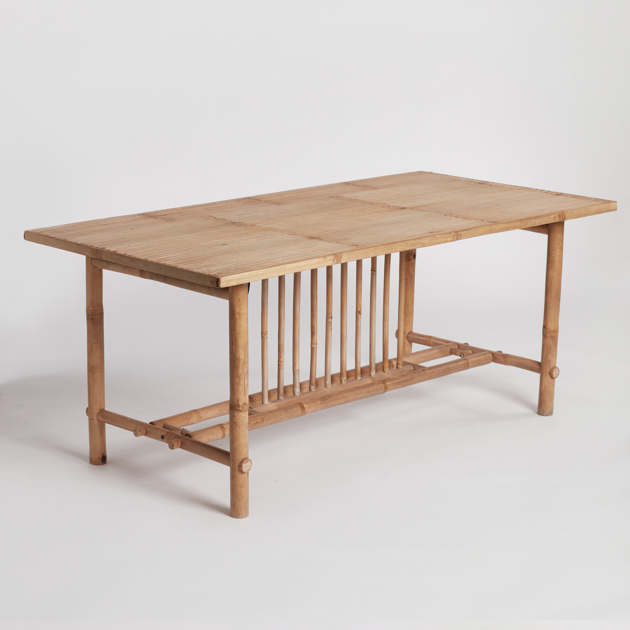 bamboo dining bench