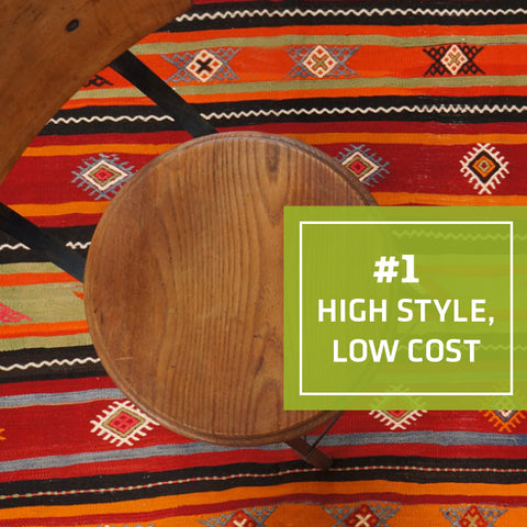 1/5 Ways Kilims Are the Perfect Kitchen Rug: High style, low cost
