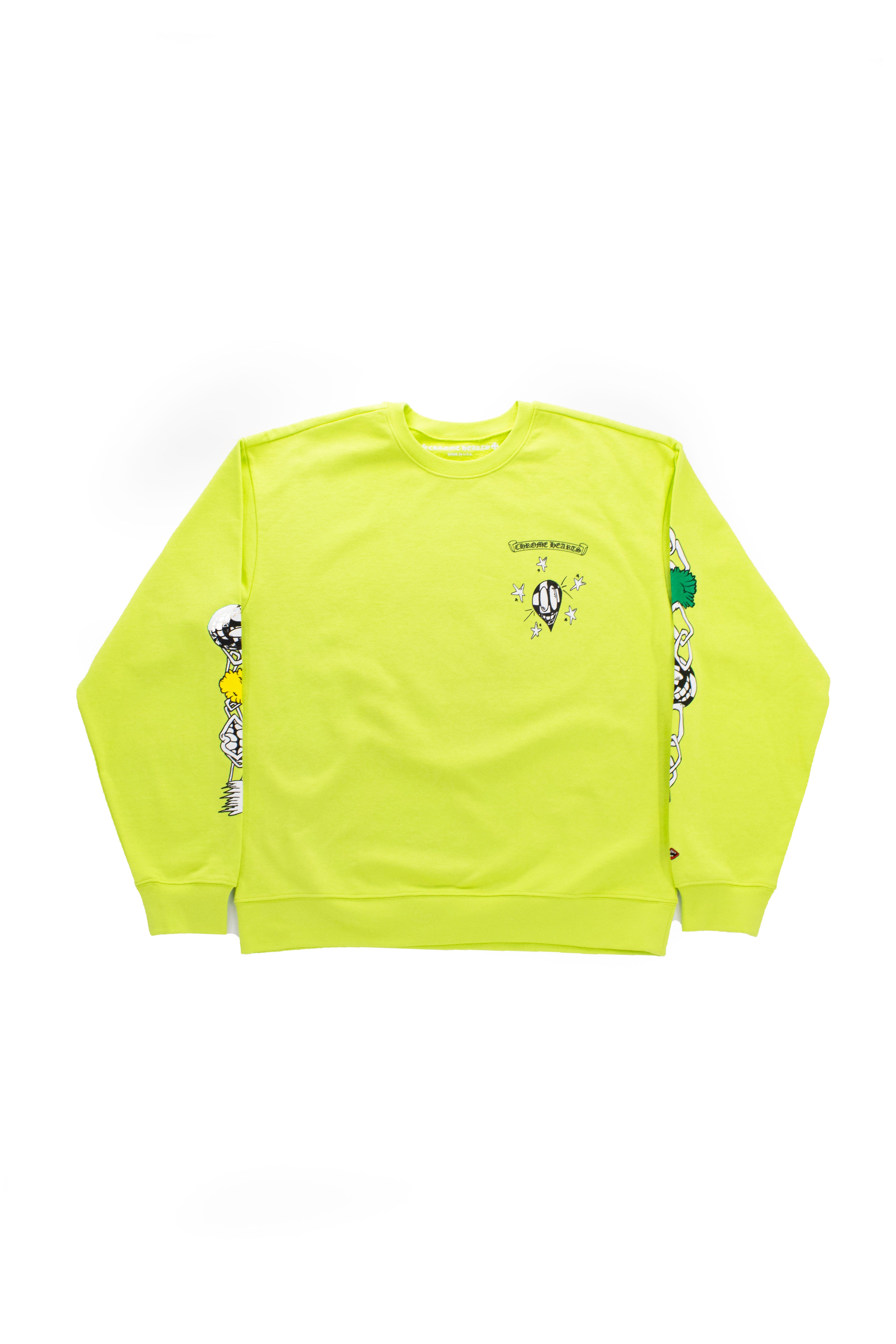 Chrome Hearts Matty Boy Link Crewneck Sweatshirt Green