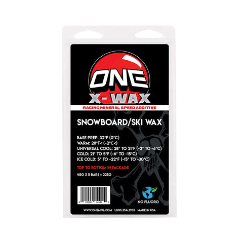Oneball X-wax 5-pack Racing Mineral Speed Additive Snowboard/ Ski Wax