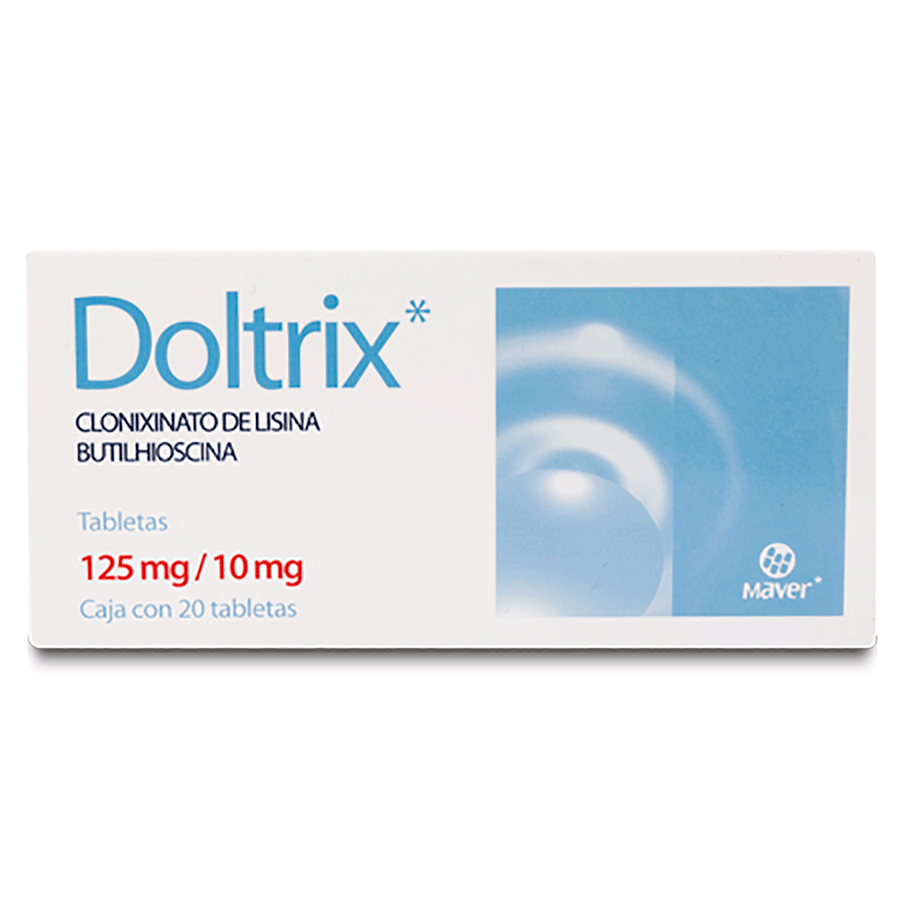 Doltrix Clonixinato De Lisinabutilhioscina 12510mg 20tabs Farmazion 4666