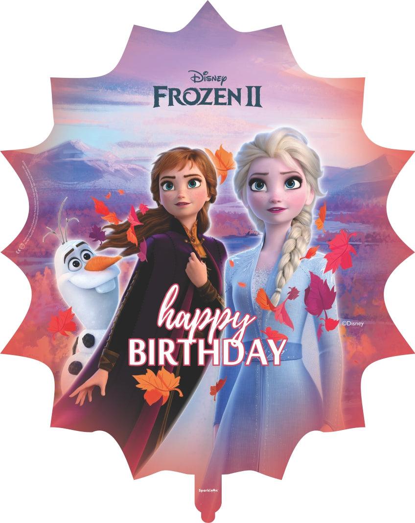 Buy Disney Frozen Elsa Anna Mini Cutout Foil Balloon, Pack of 1 ...