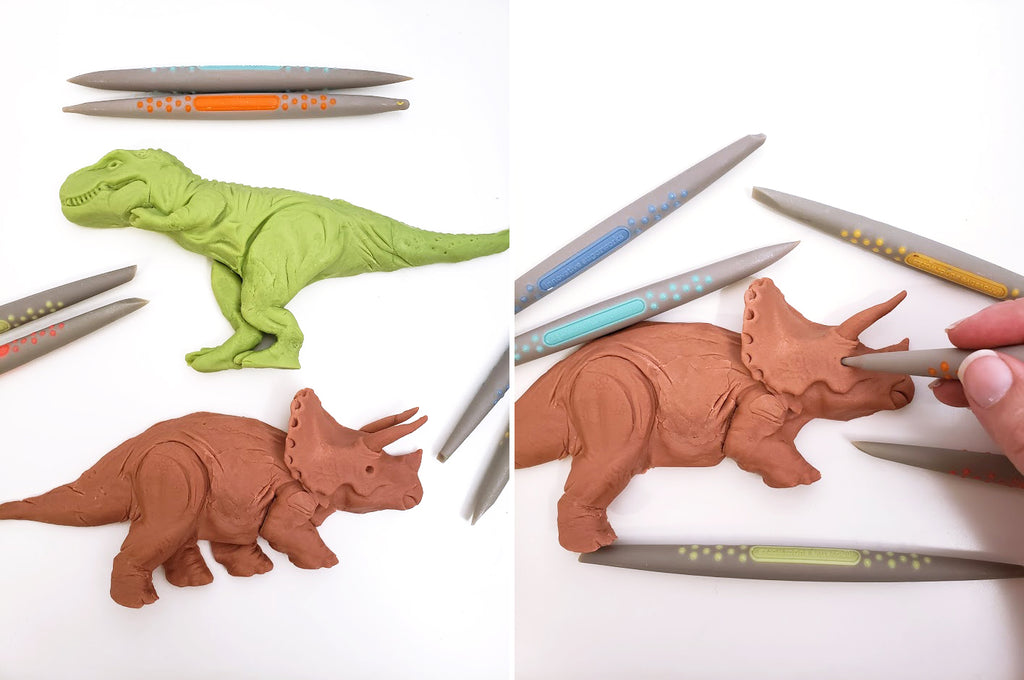Making dinosaurs with Sugar Shapers