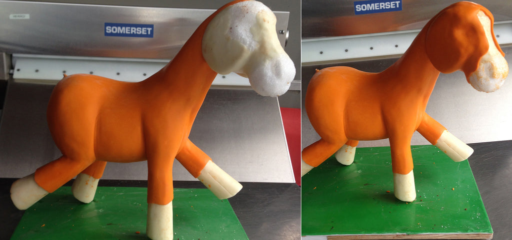Petunia the Pony cake with Sugar Structures