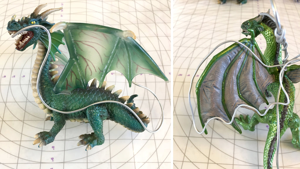 Armature for a dragon cake topper