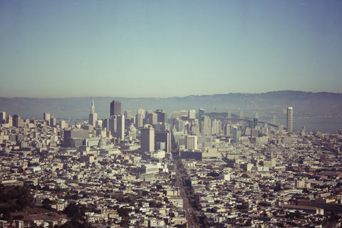 Beginner's Guide to the Best Outdoor Spots to Rock Climb in the San Francisco Bay Area, Twin Peaks SF Skyline Panoramic View | Content Courtesy of Tree Hut Wooden Watches