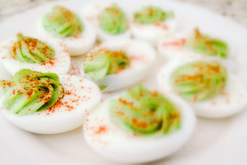 11 Tasty Recipes for a Fathers Day Cookout: Avocado Deviled Eggs
