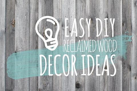 Easy DIY Rustic / Reclaimed Wood Decor Projects Ideas Inspiration