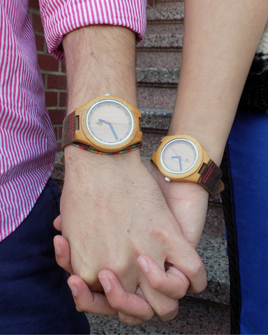 Tree Hut Classic Wood Watch for Couples