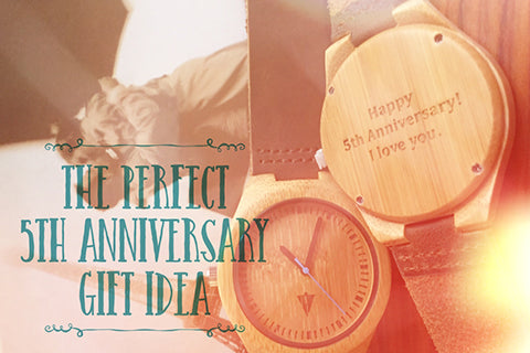 The Perfect 5th Anniversary Gift Idea: A Wood Watch | Sponsored by Tree Hut Wooden Watches