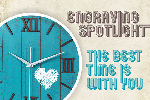 Engraved Wood Watch Spotlight: The Best Time is With You