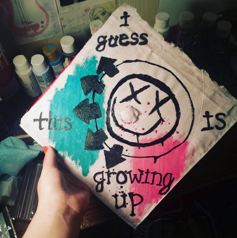 decorated graduation caps 