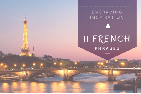 11 French Love Phrases | Treehut Wooden Watch Engraving inspiration 