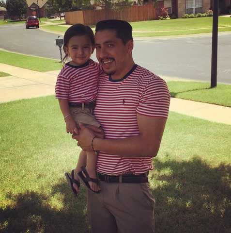 father and son matching outfits 