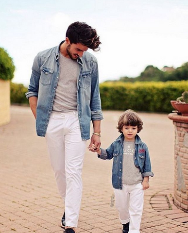 denim matching outfits