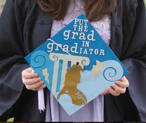 decorated graduation caps 