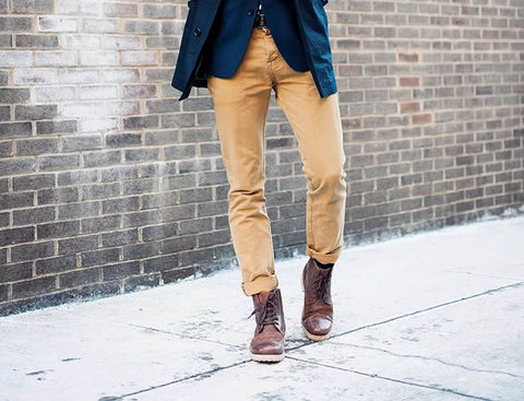 Style Hack: Use Colorful Slacks to Match with Colorful Hiking Boots