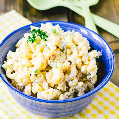 11 Tasty Recipes for a Fathers Day Cookout: Crab Macaroni Salad