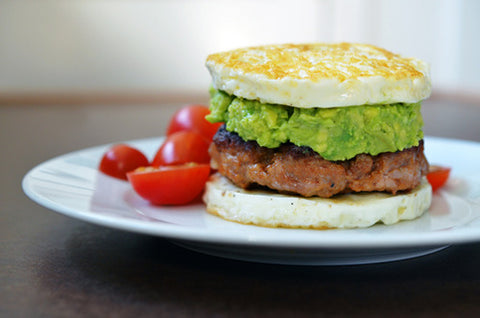 breakfast burger paleo diet breakfast recipes quick and healthy | content by Tree Hut Co. 