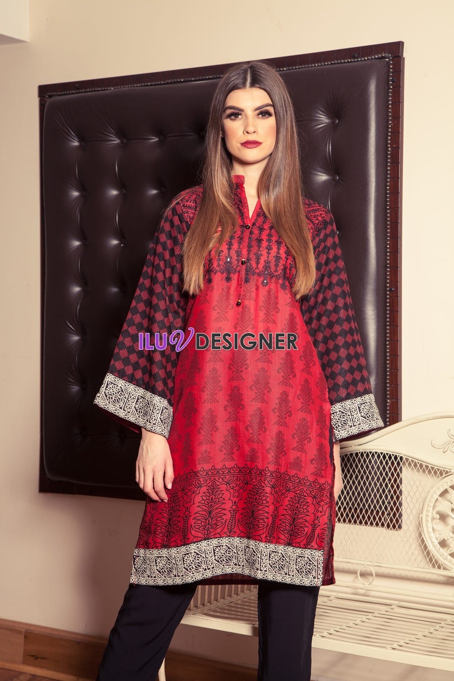 Ready To Wear Embroidered Kurta By Sakeena Hasan