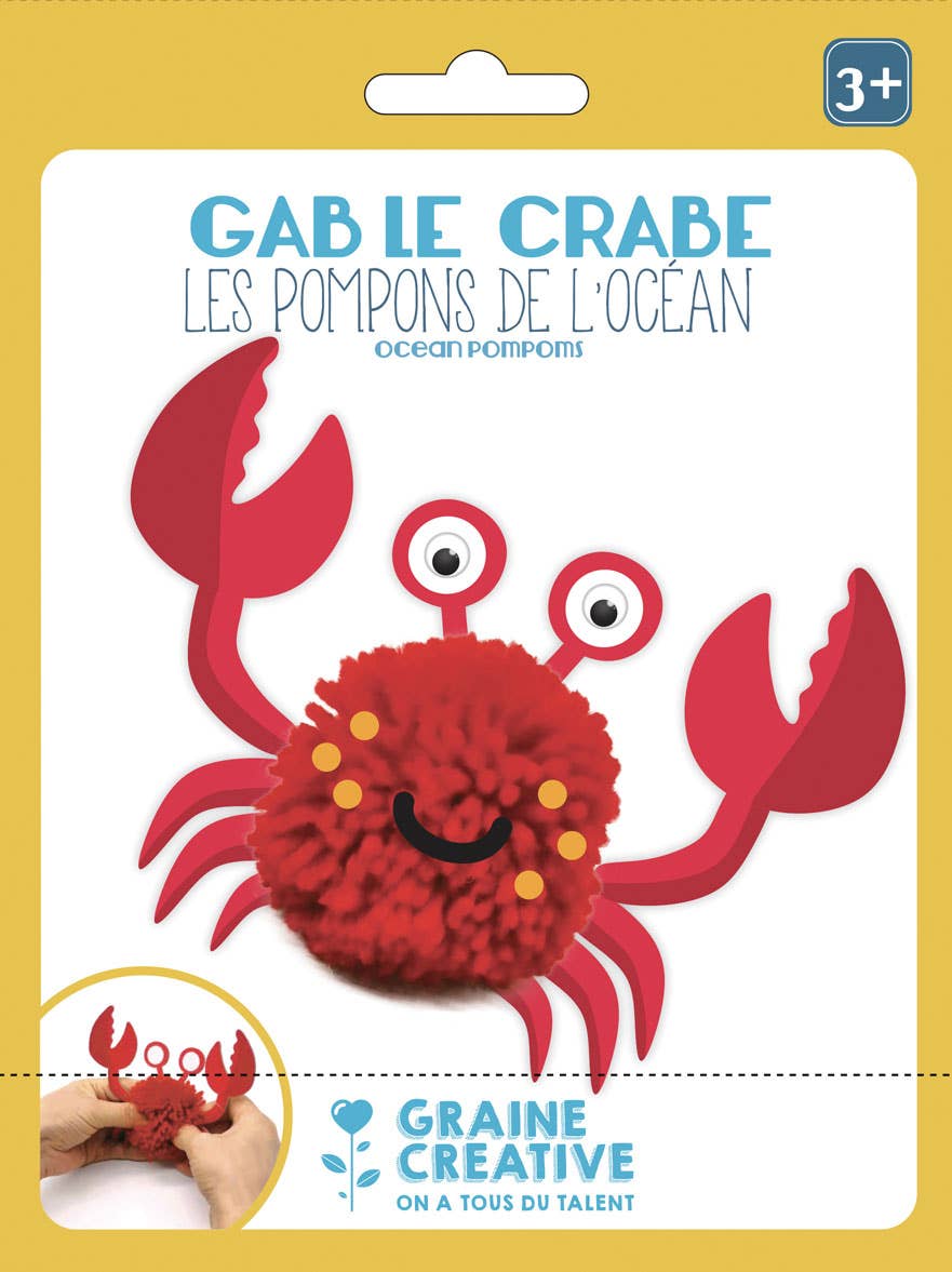 DIY - KIT CRABE EN POMPON