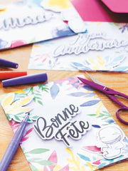 KIT DIY - Carte postale Les aquarelles