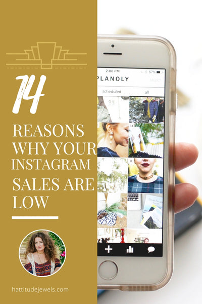 14 reasons why you're not making sales on instagram