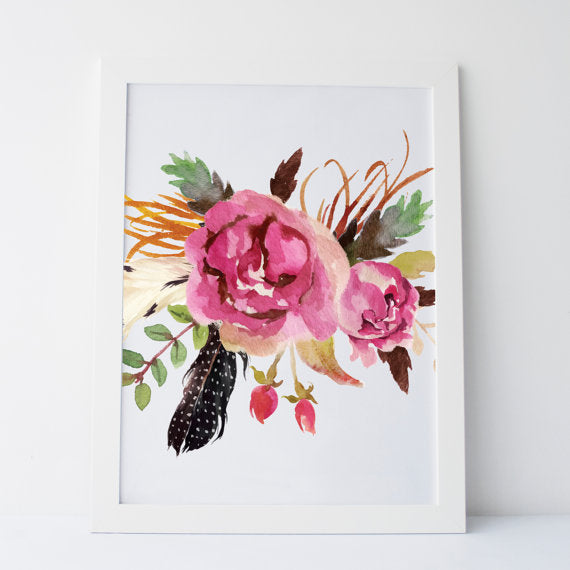 floral cool wall print handmade in canada 5 great gift ideas for the gardener/florist/flower lover in your life
