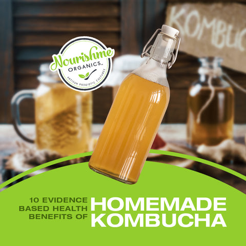 10 Evidence Based Health Benefits of Homemade Kombucha