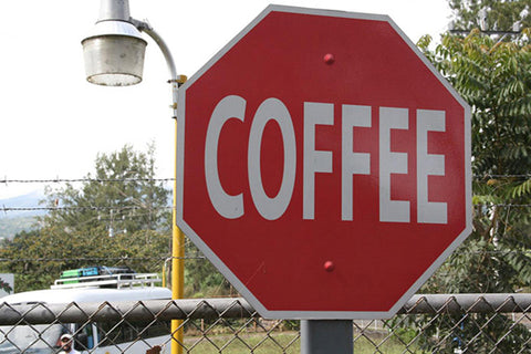 Kaffee aus Costa Rica - ein Reisebericht von Kater's Kaffeerösterei - Coffee Straßenschild