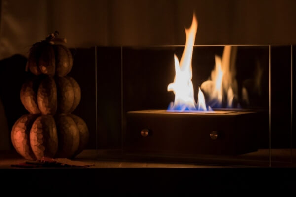 Bio-Blaze Valetta - 19" x 5" Table Top Indoor/Outdoor Ethanol Fireplace