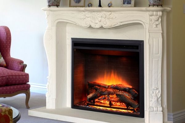 Dynasty forte realistic electric fireplace inserts