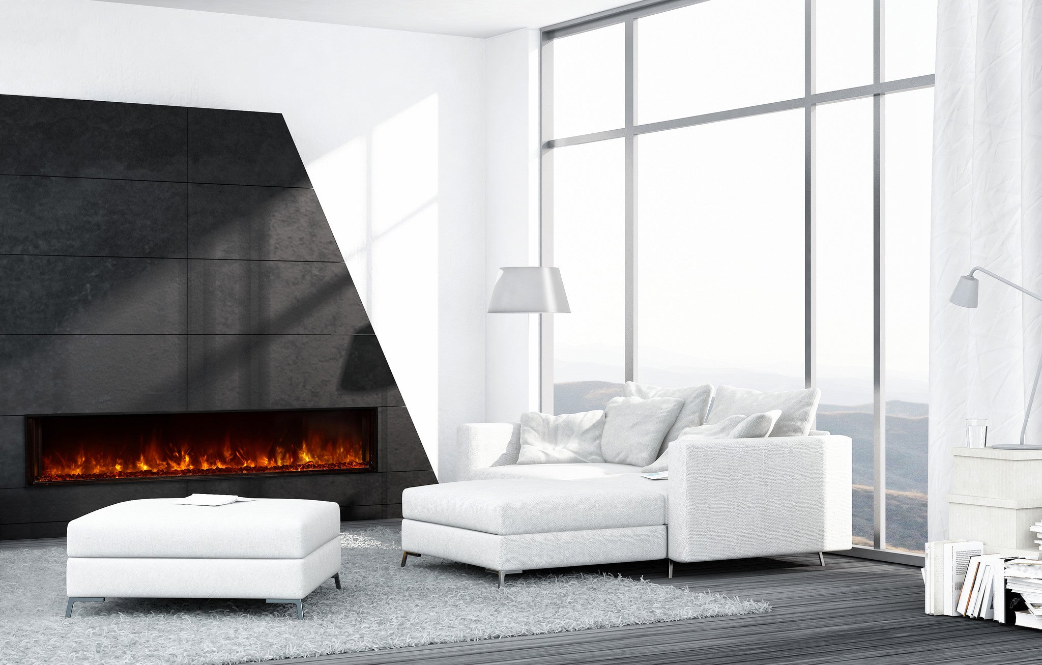 Modern Flames 80" Landscape Series Built-in Electric Fireplace (LFV8015-SH)