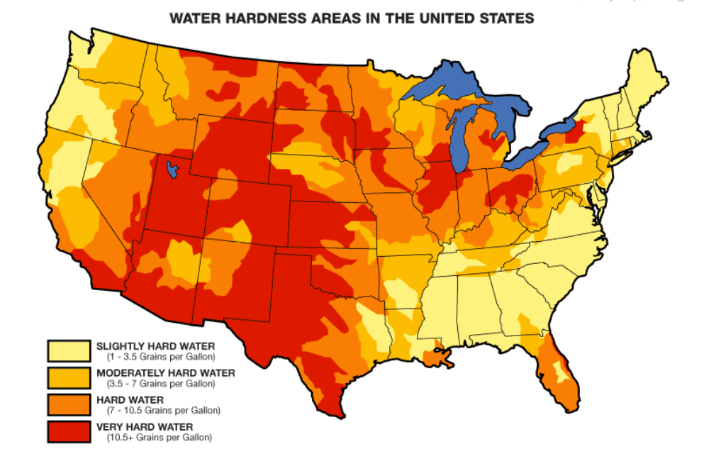 Water Hardness in the US