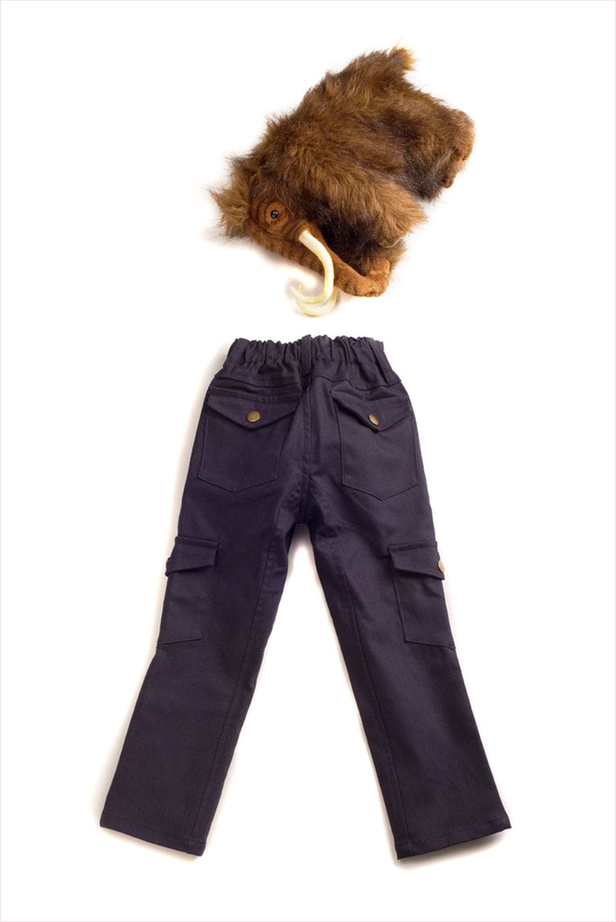 blue skinny cargo pants