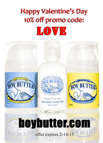 Valentine's Day Sale from Boy Butter