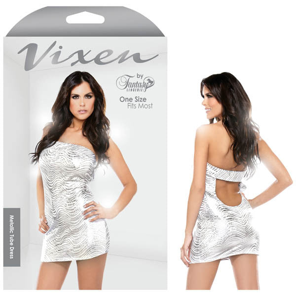 Vixen Metallic Tube Dress